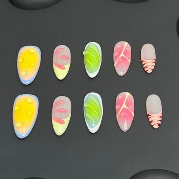 Prism Whimsy Nails