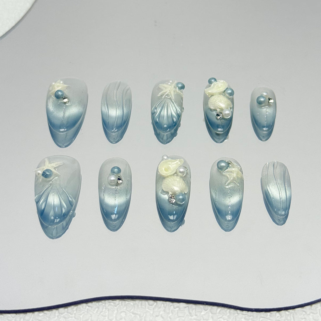 Coastal Aura Nails