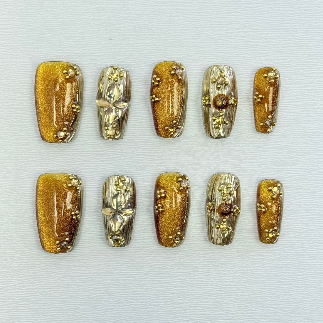 Metallic Allure Nails