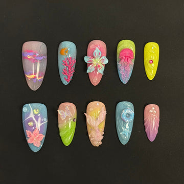 Prism Bloom Nails