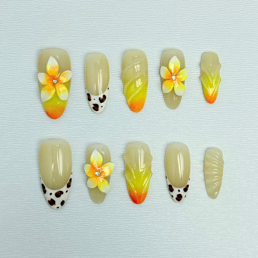 Safari Sunset Nails
