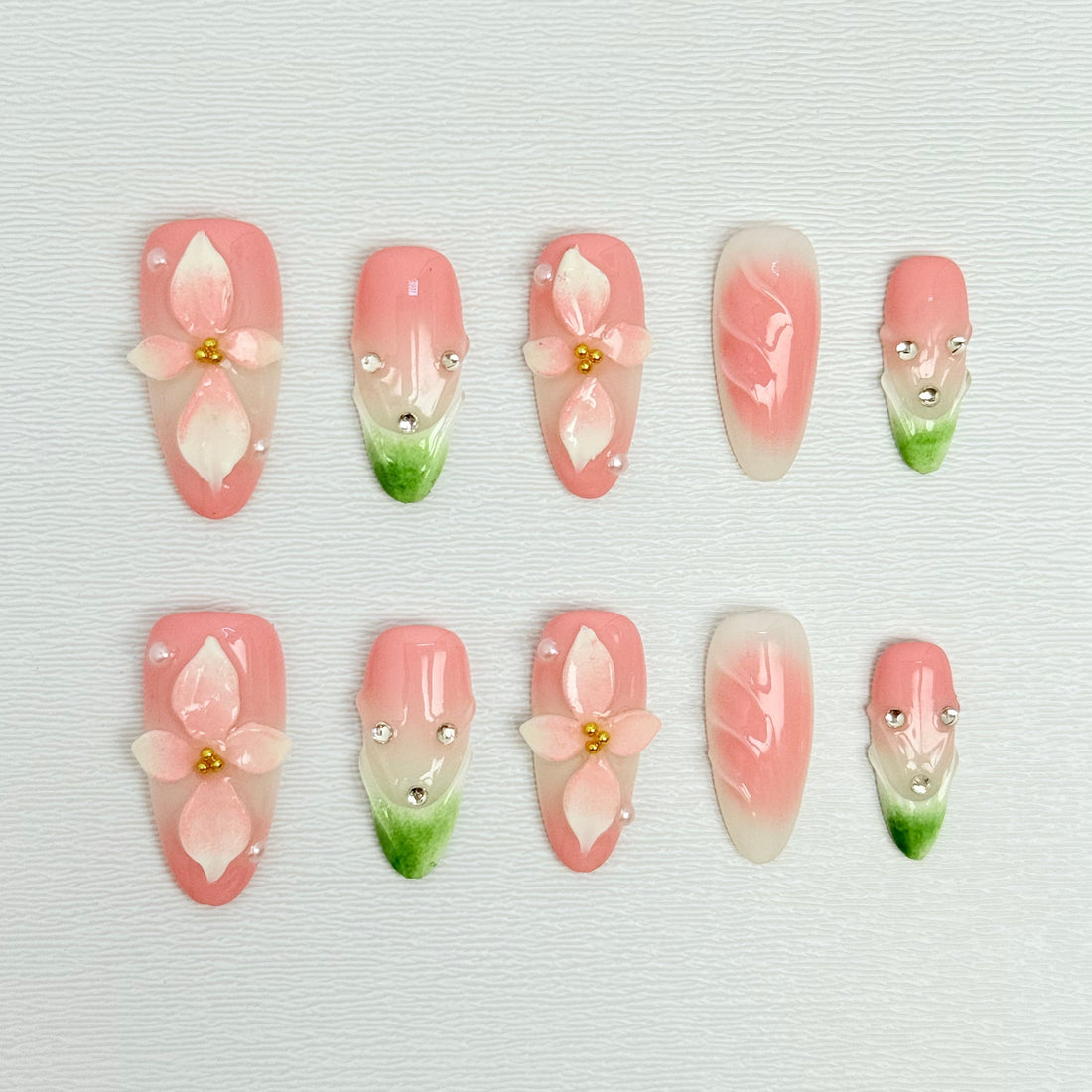 Spring Petal Veil Nails