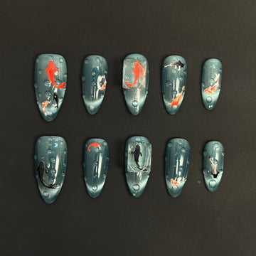 Koi Pond Reverie Nails