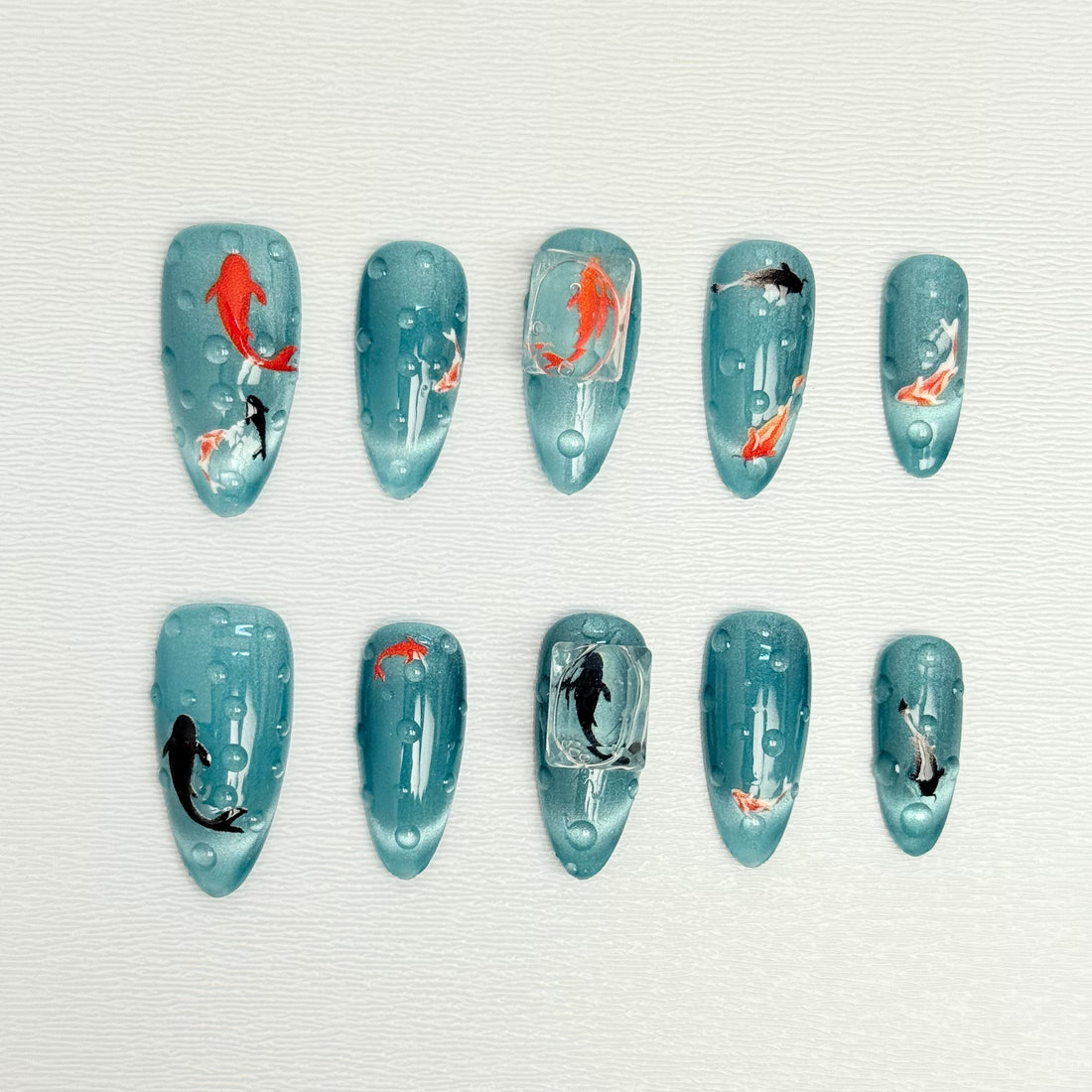 Koi Pond Reverie Nails