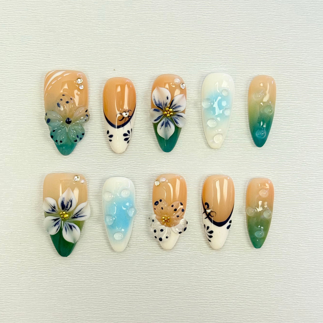 Seabed Bloom Nails
