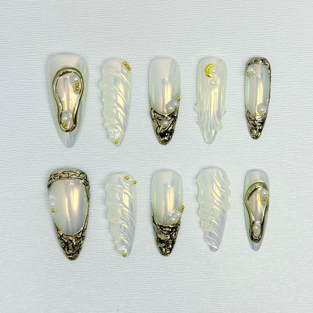 Opal Nocturne Metal Nails
