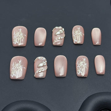 Jade Bamboo Serenity Nails