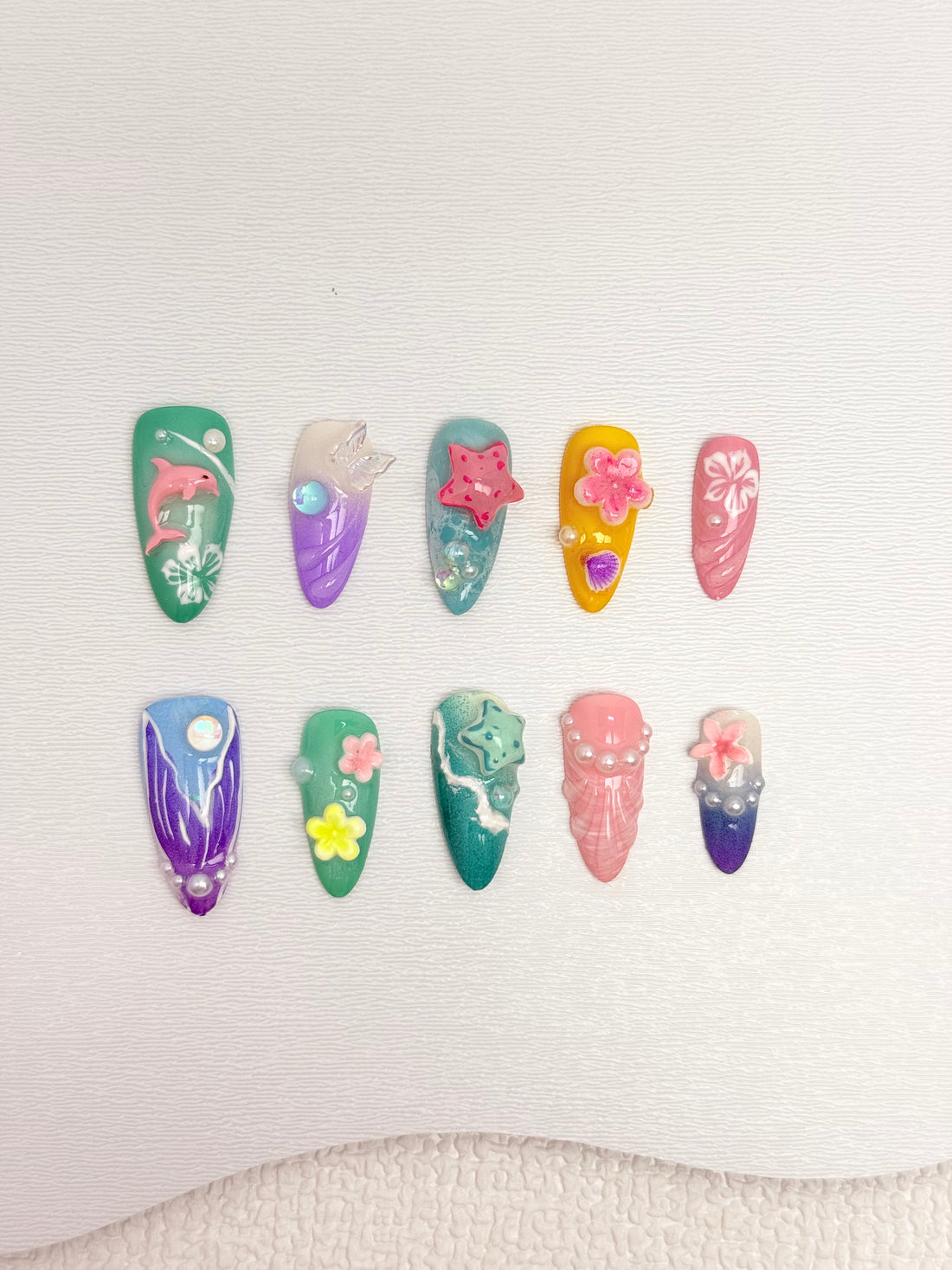 Mermaid's Kaleidoscope Nails