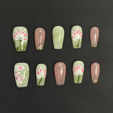 Lotus Pond Nails
