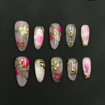 Gilded Blossom Canvas