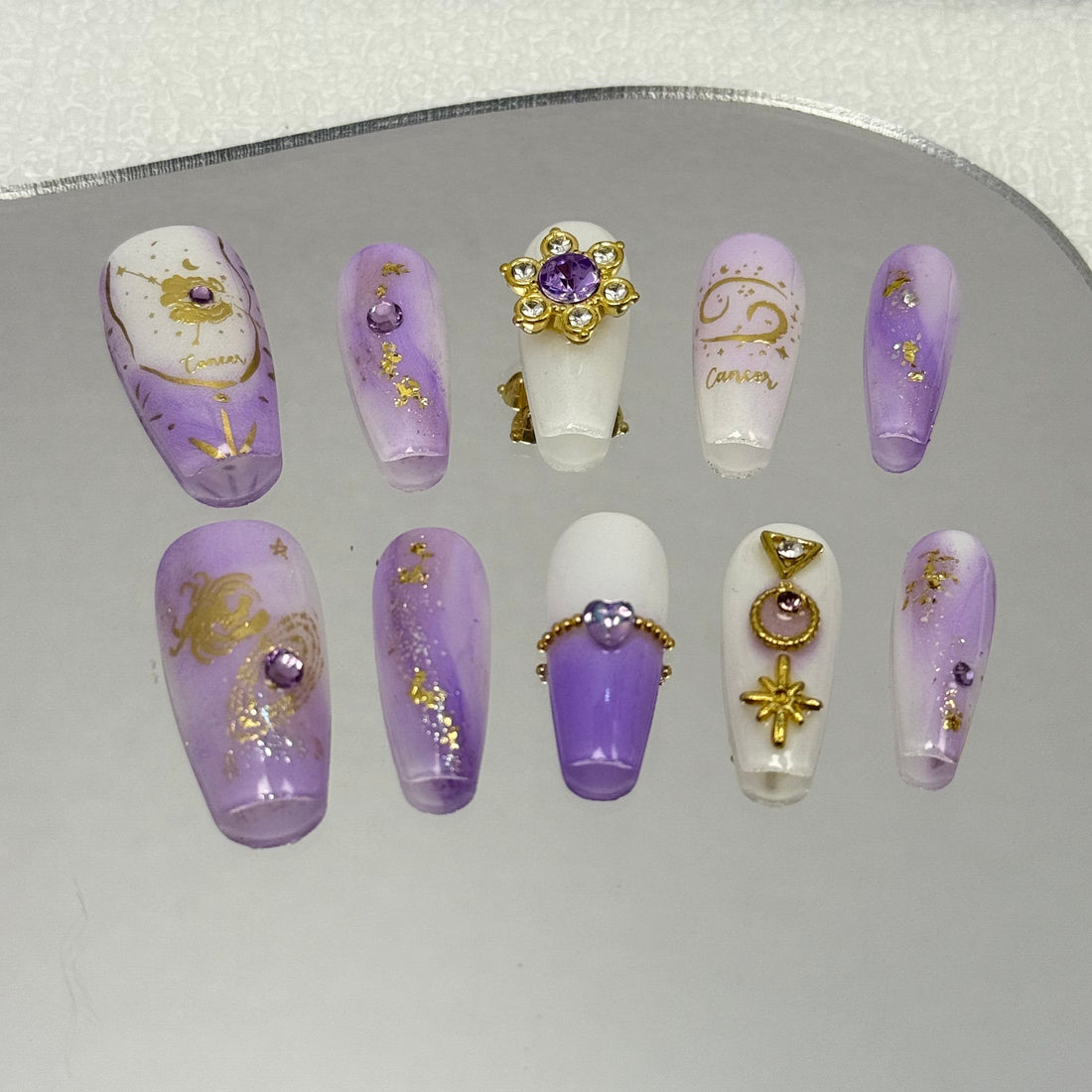 CANCER  Press on Nail