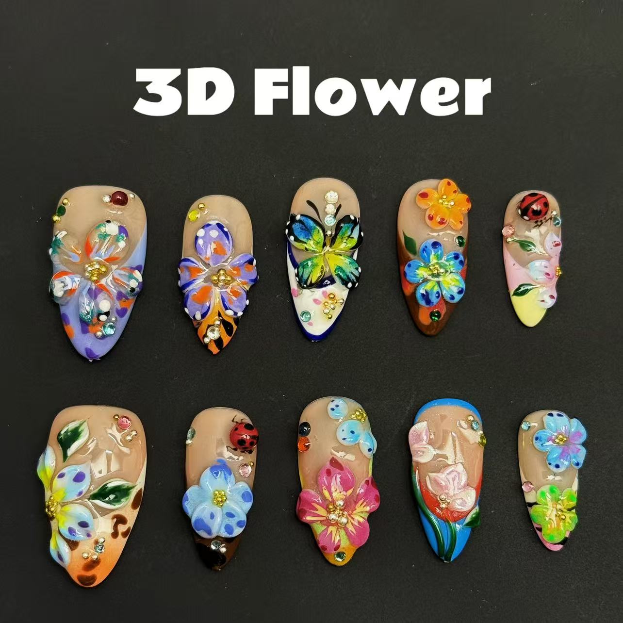 3 D flower