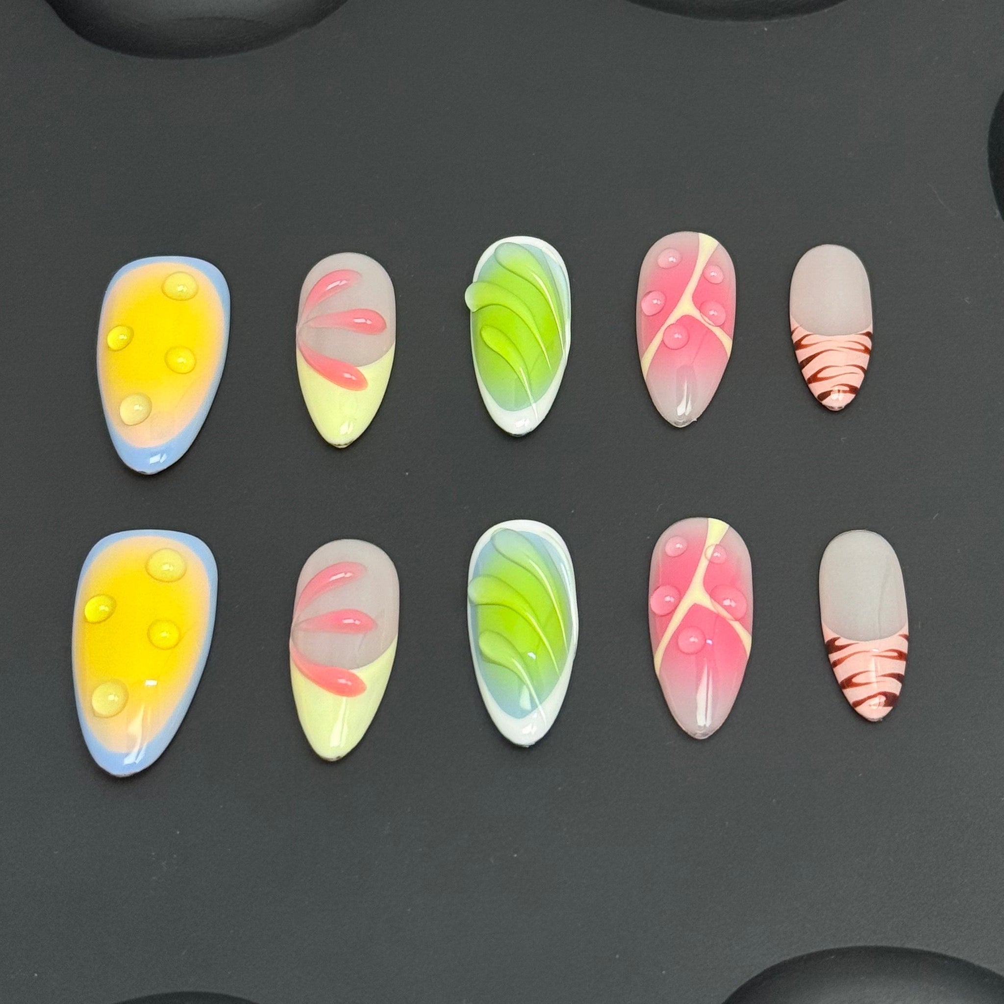 Prism Whimsy Nails