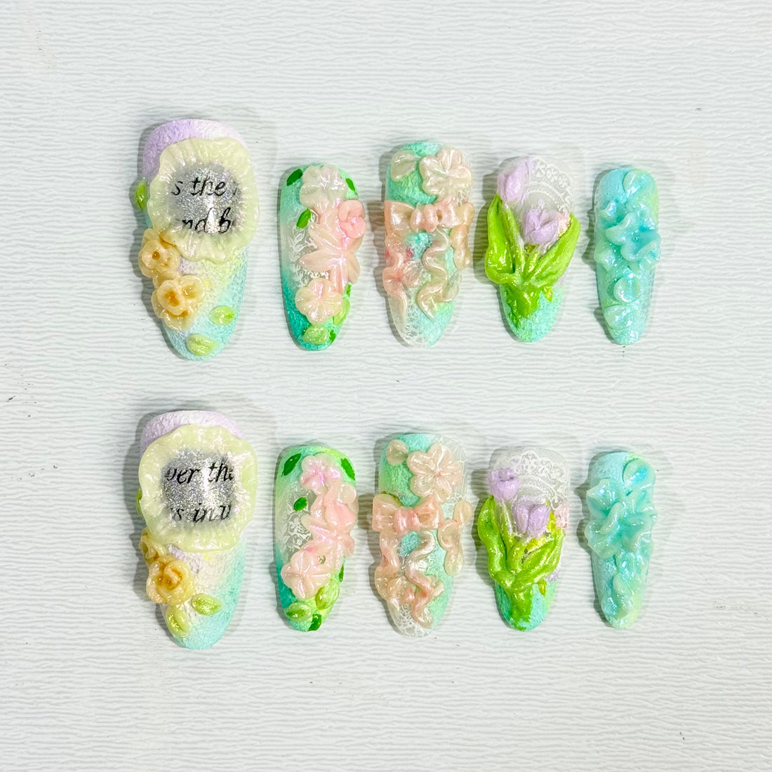 Cotton Candy Bloom Nails