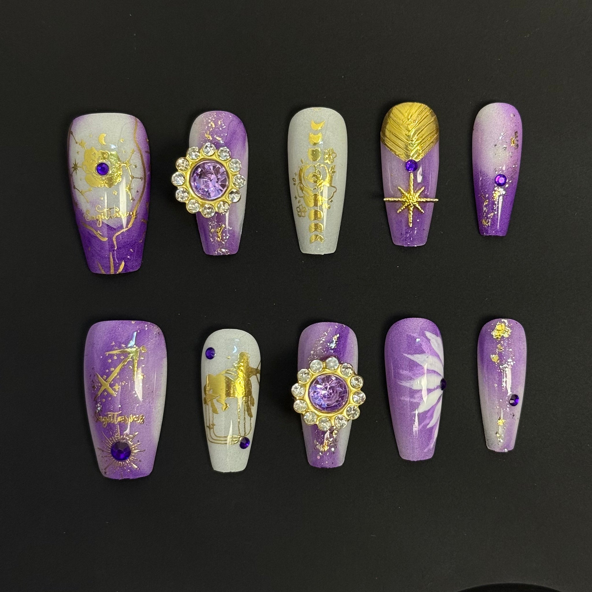 SAGITTARIUS  Press on Nail