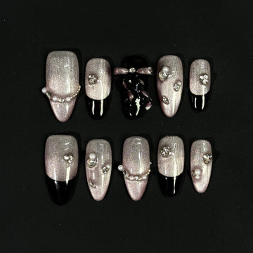 Ballet Bow Nails
