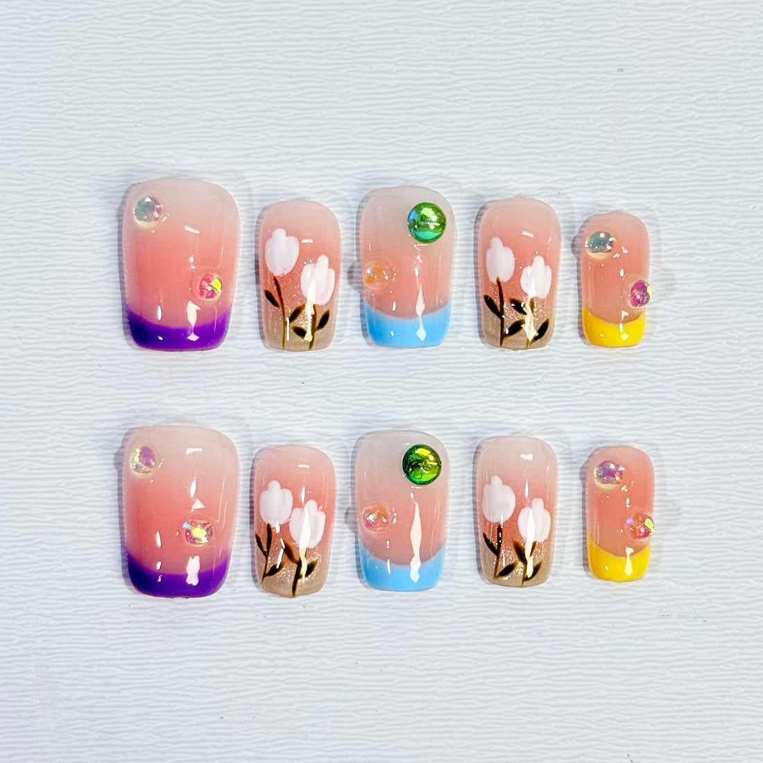 Tulip French Nails