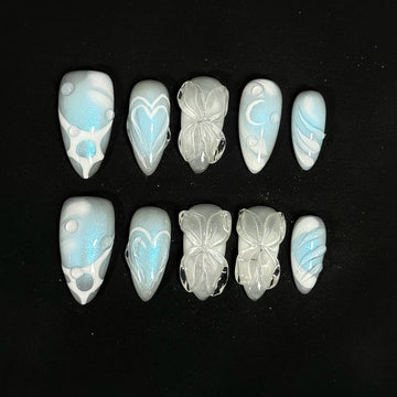 Crystal Geode Nails
