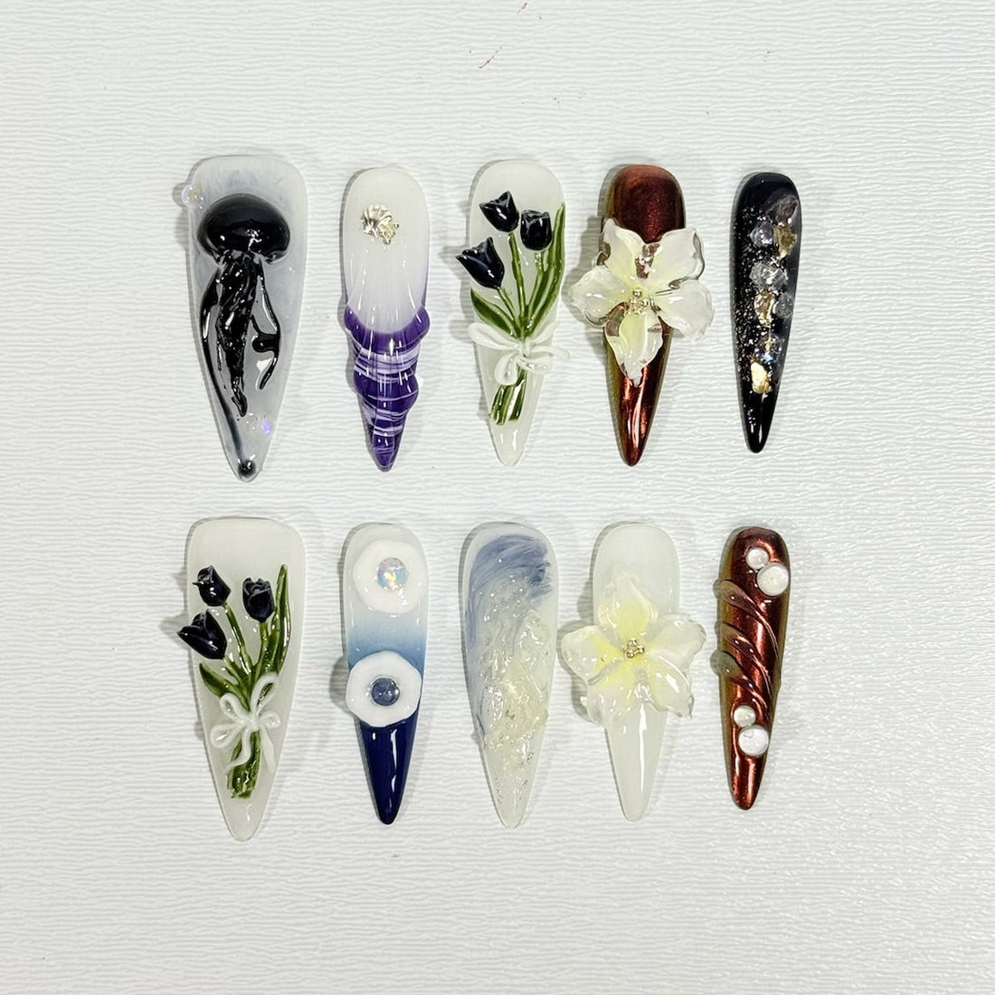 Abyss Flora Nails