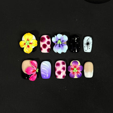 Dopamine Bloom Nails