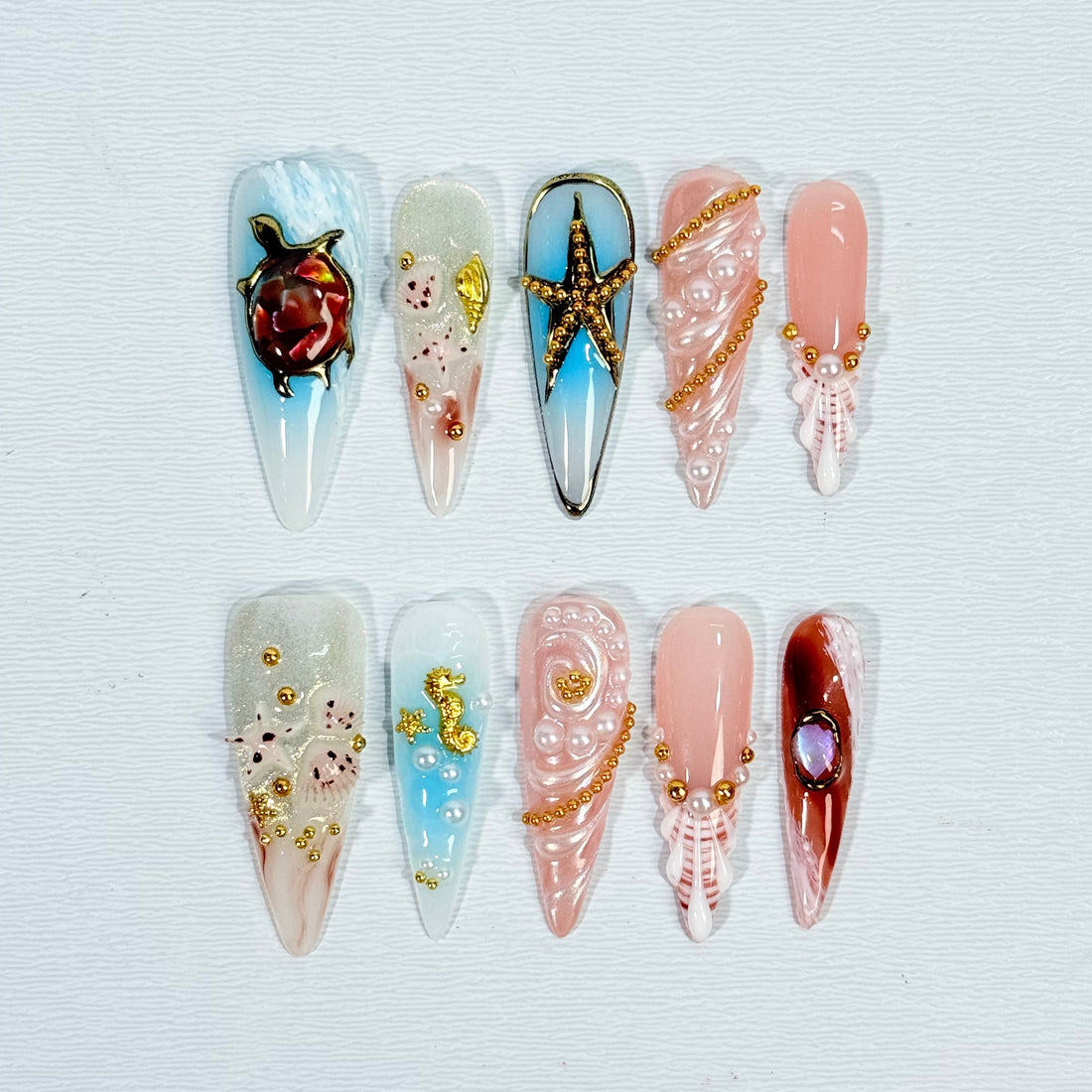 Ocean Treasure Nails