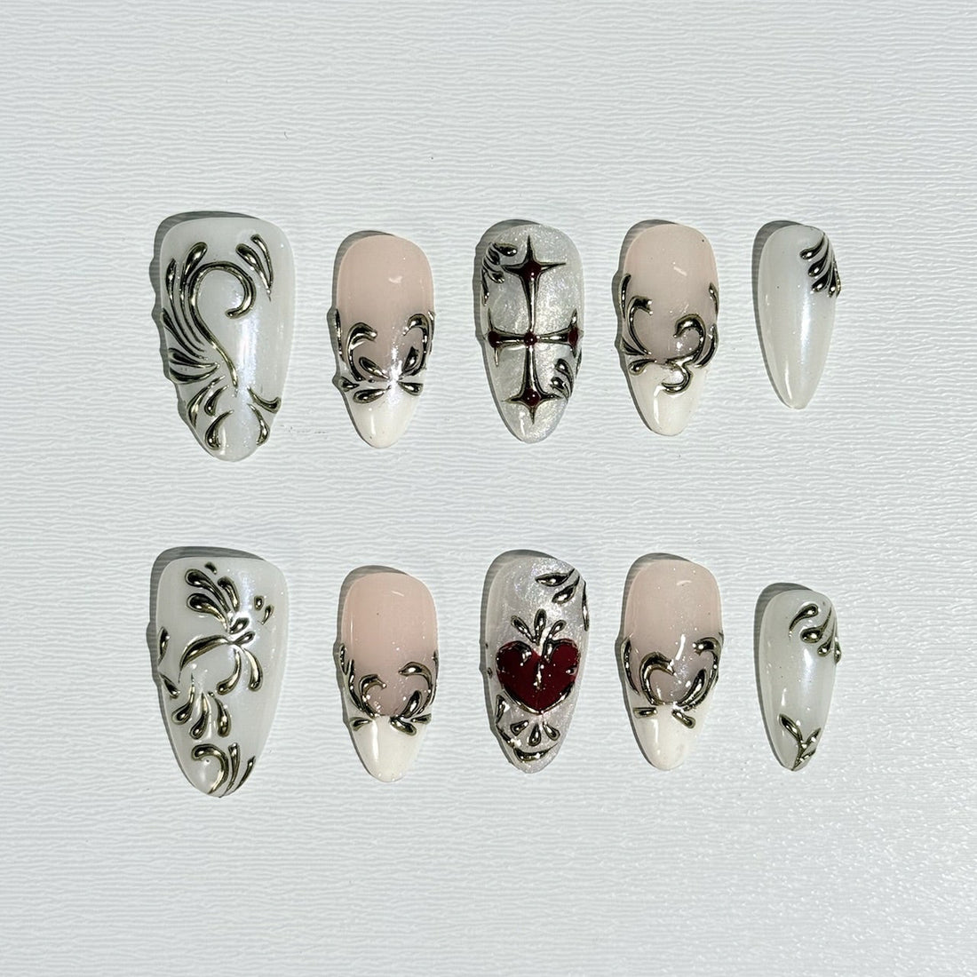 Silver Thorn Nails