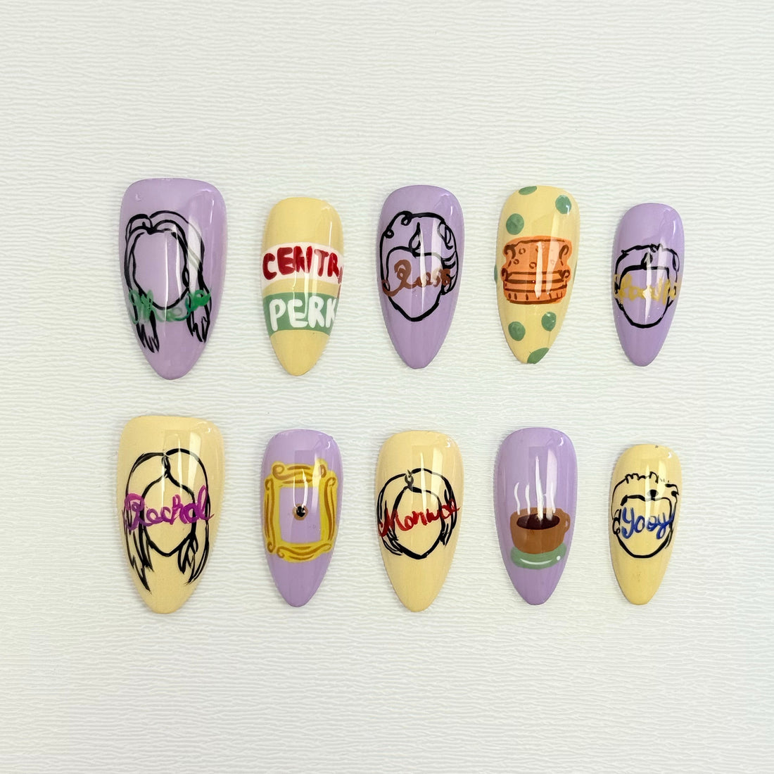 FRIENDS Press on Nail