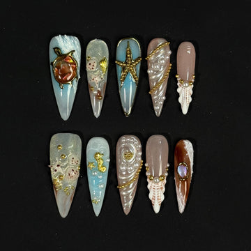Ocean Treasure Nails