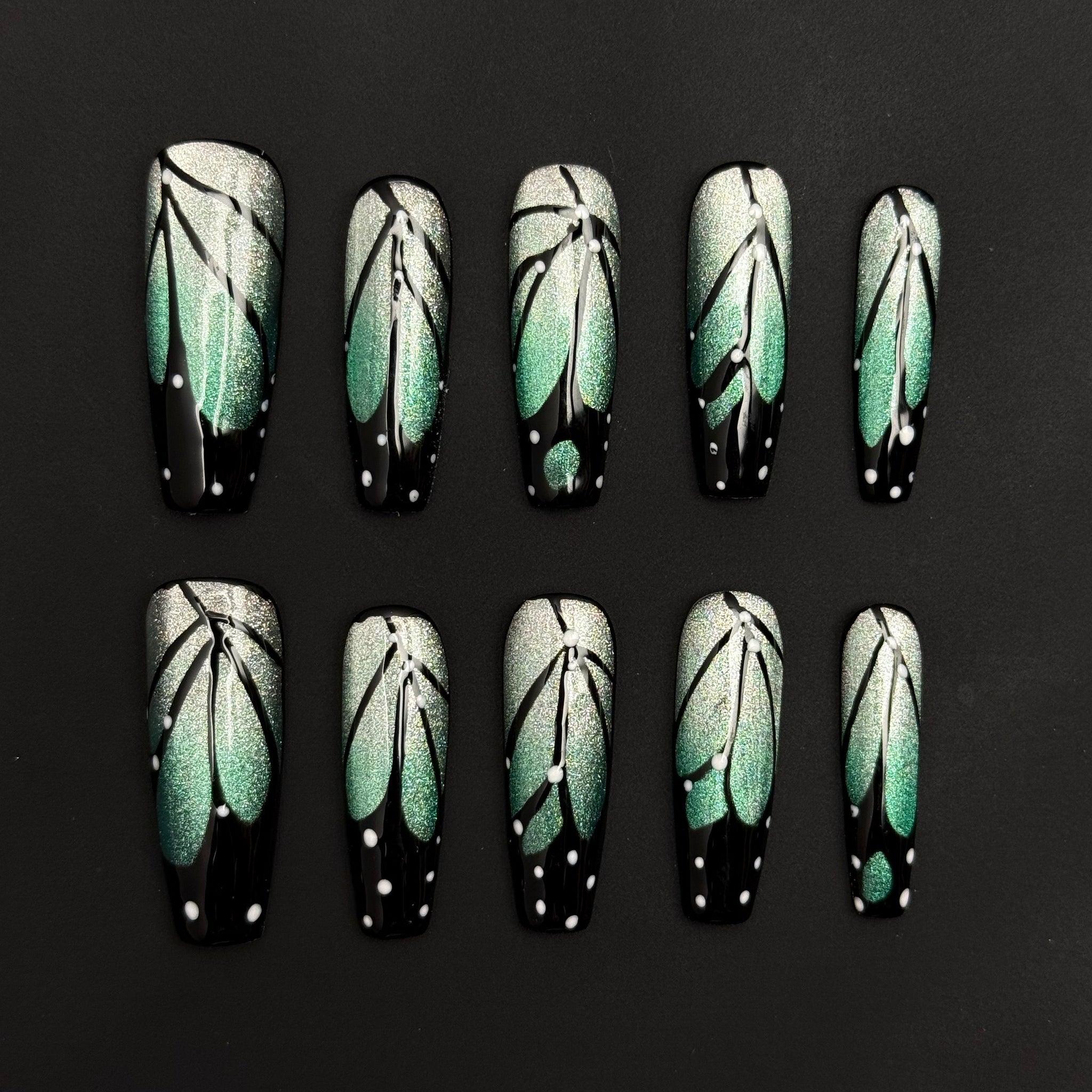 Jade Wing Whisper Nails