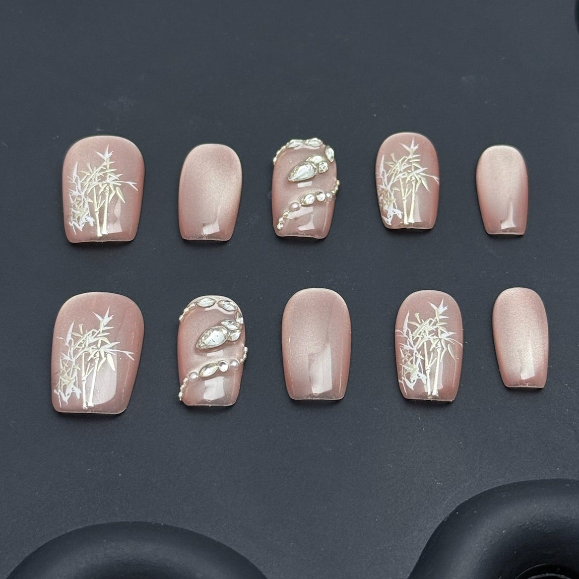Jade Bamboo Serenity Nails