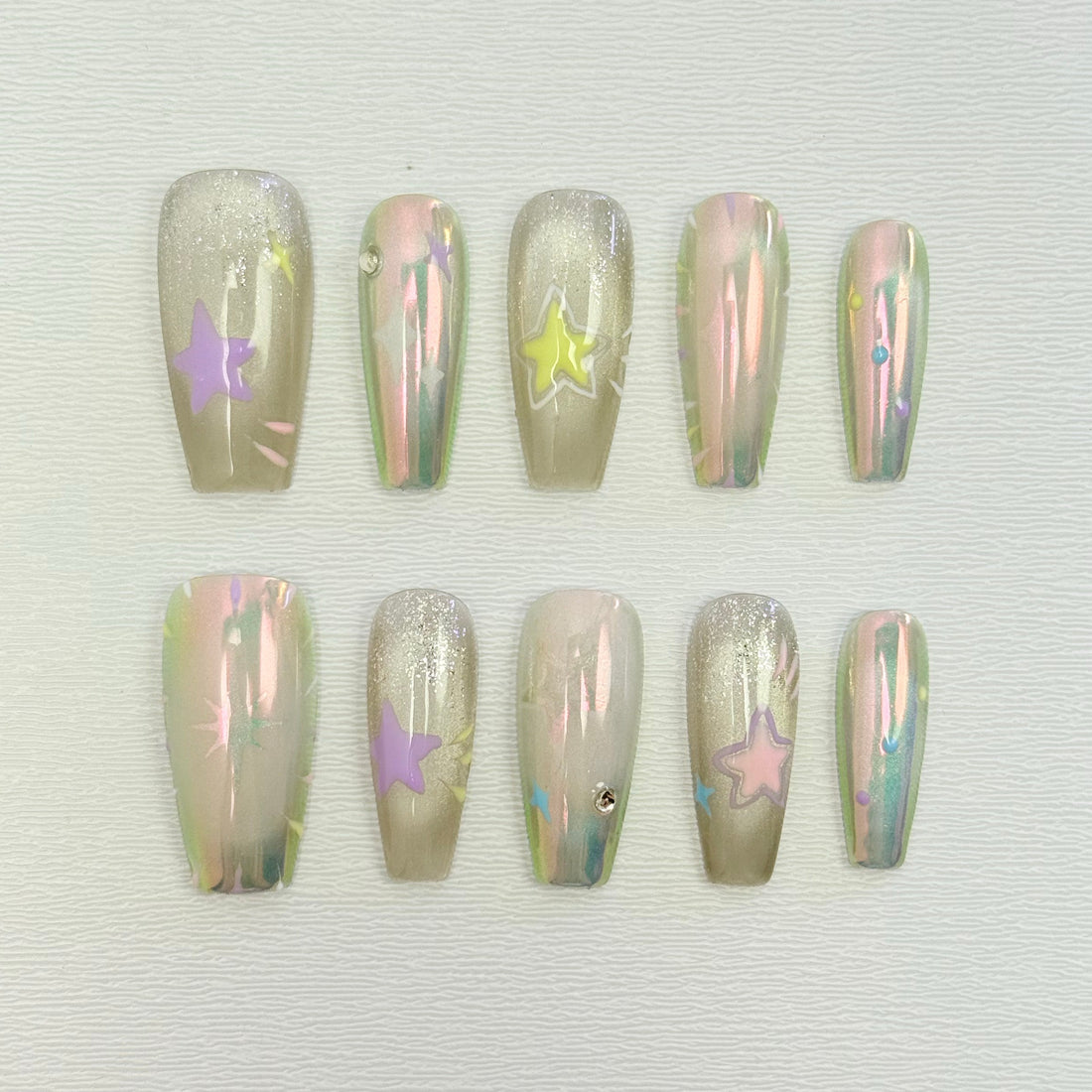 Stardust Opal Nails