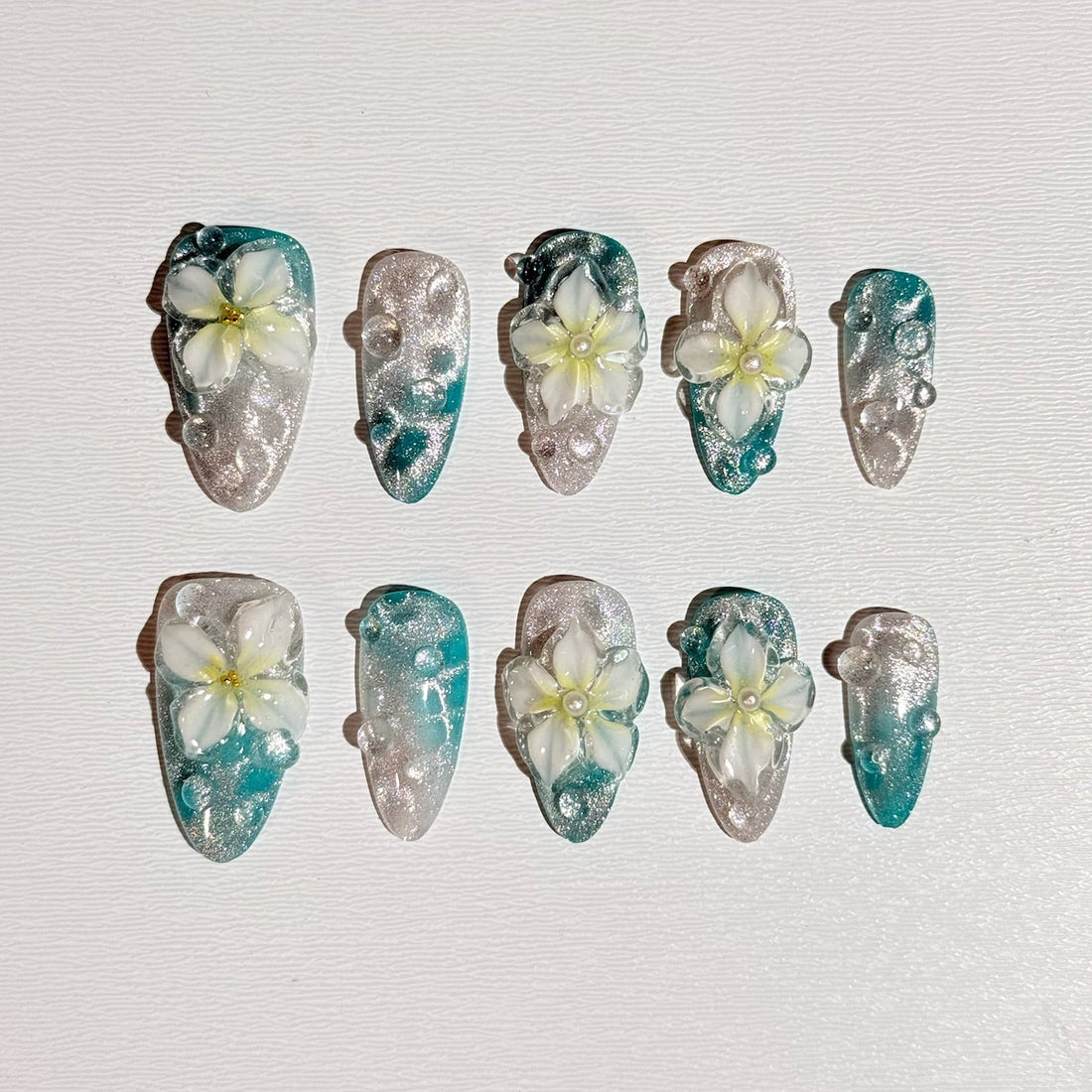 Aqua Petals