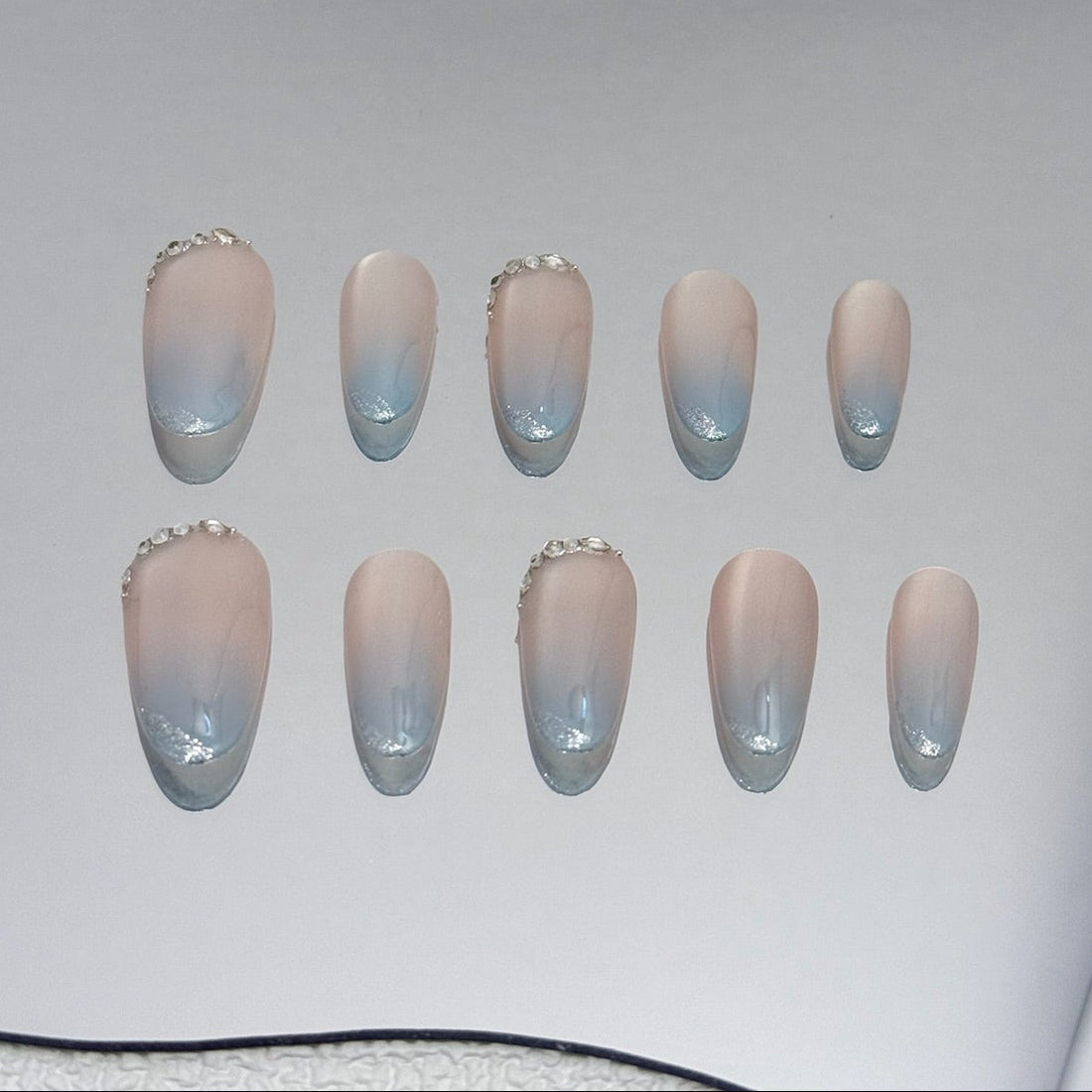 Pearl Frost Veil Nails
