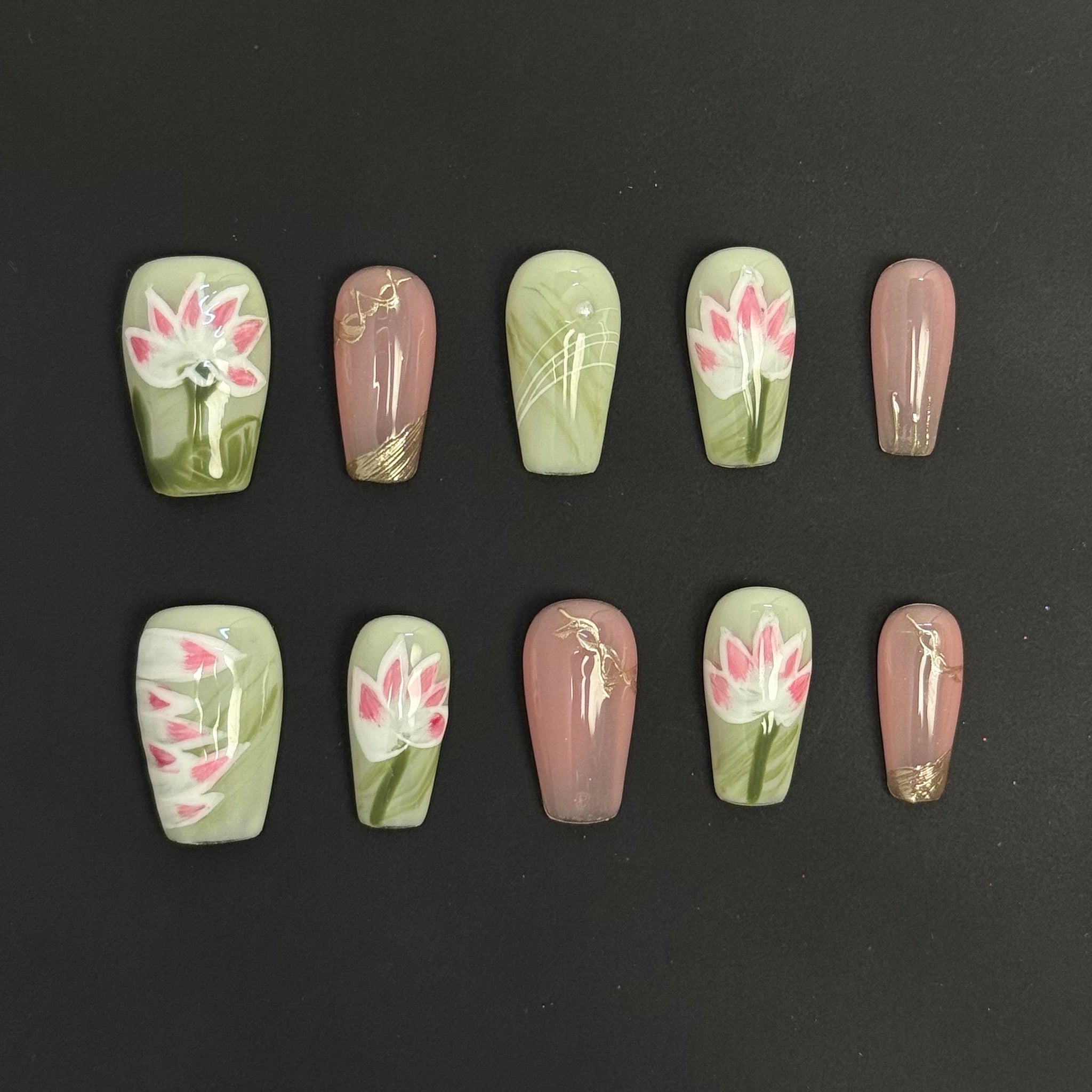 Lotus Pond Nails