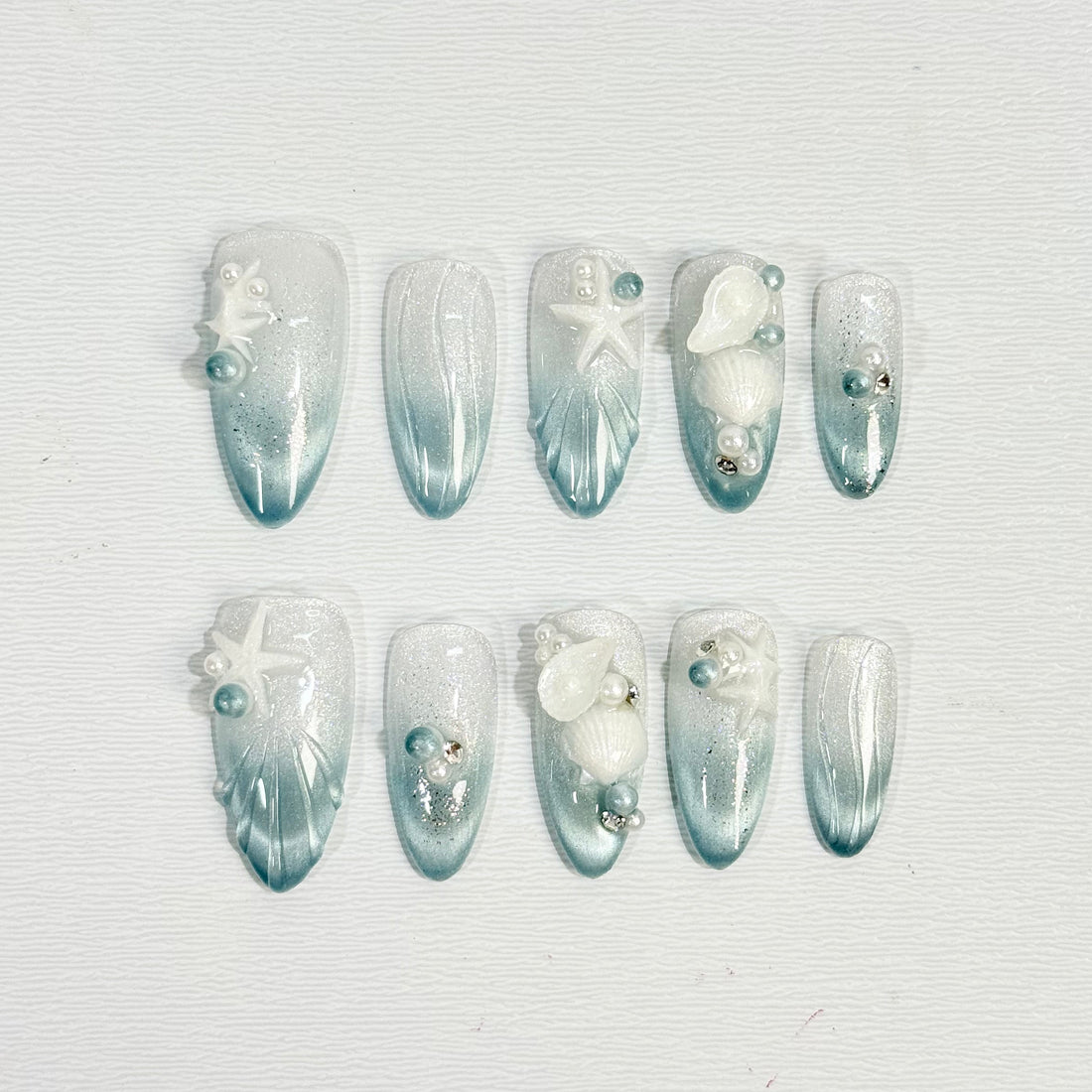 Coastal Aura Nails
