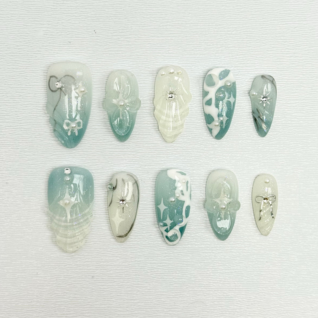 Agate Veil Nails