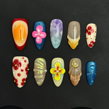 Candy Bloom Nails