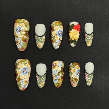 Heirloom Blossom Nails