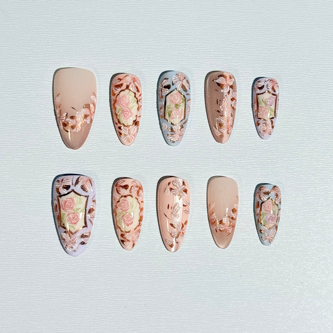 Victorian Bloom Nails