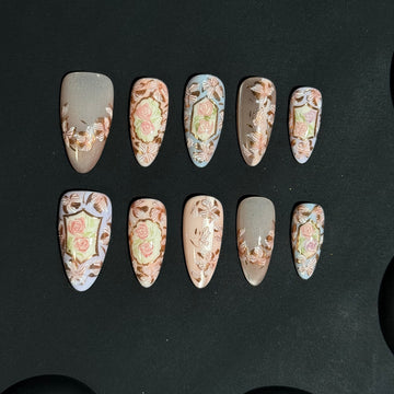 Victorian Bloom Nails