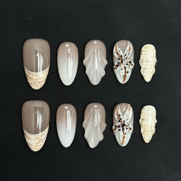 Coastal Shell Nails