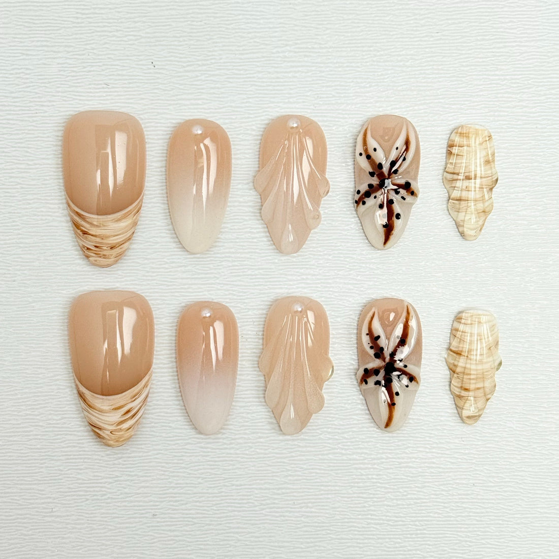 Coastal Shell Nails