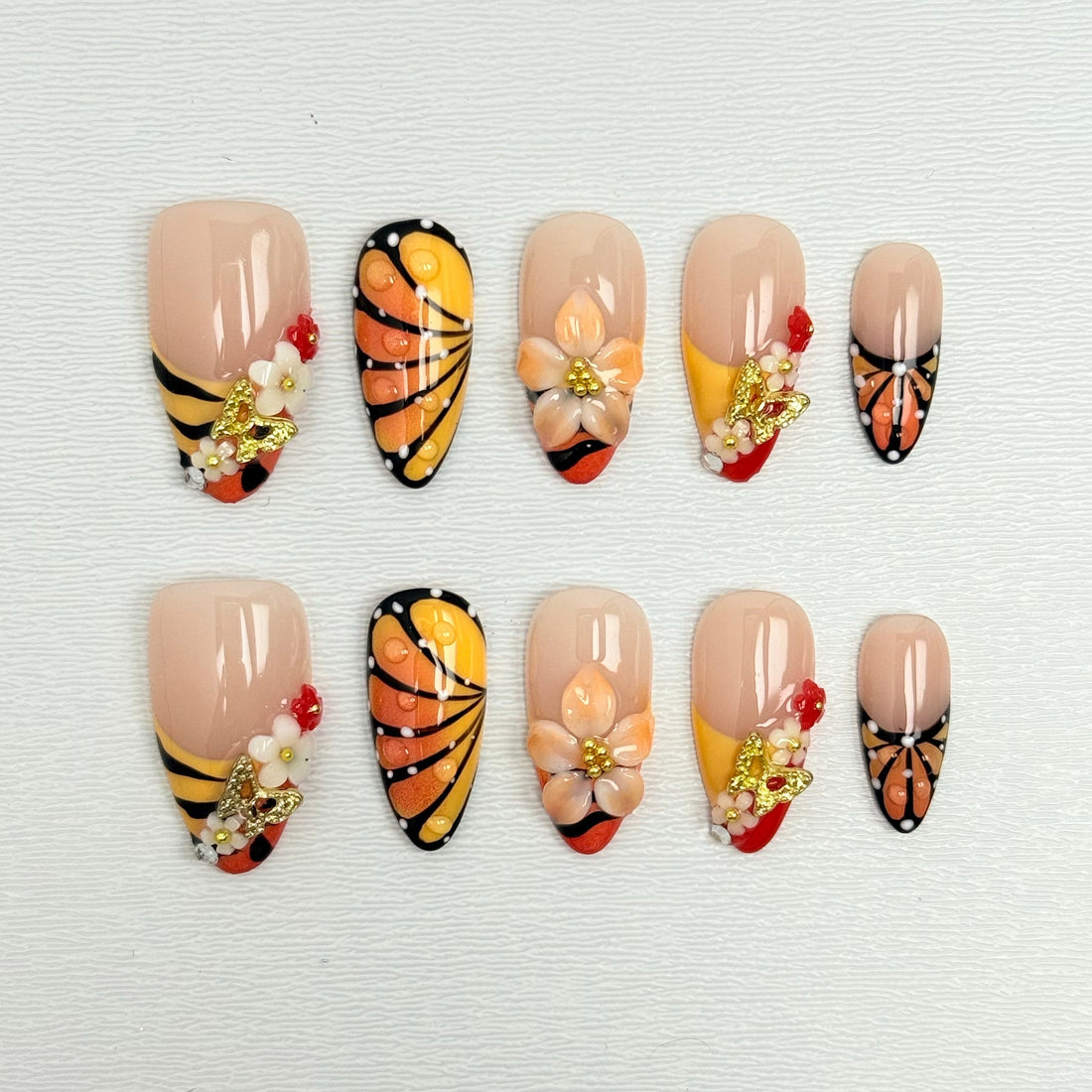 Gilded Butterfly Bloom