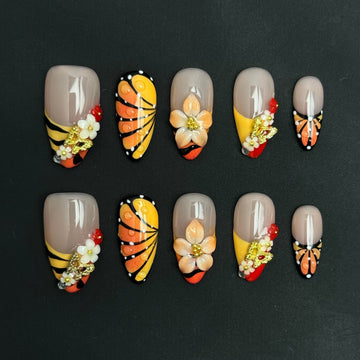 Gilded Butterfly Bloom