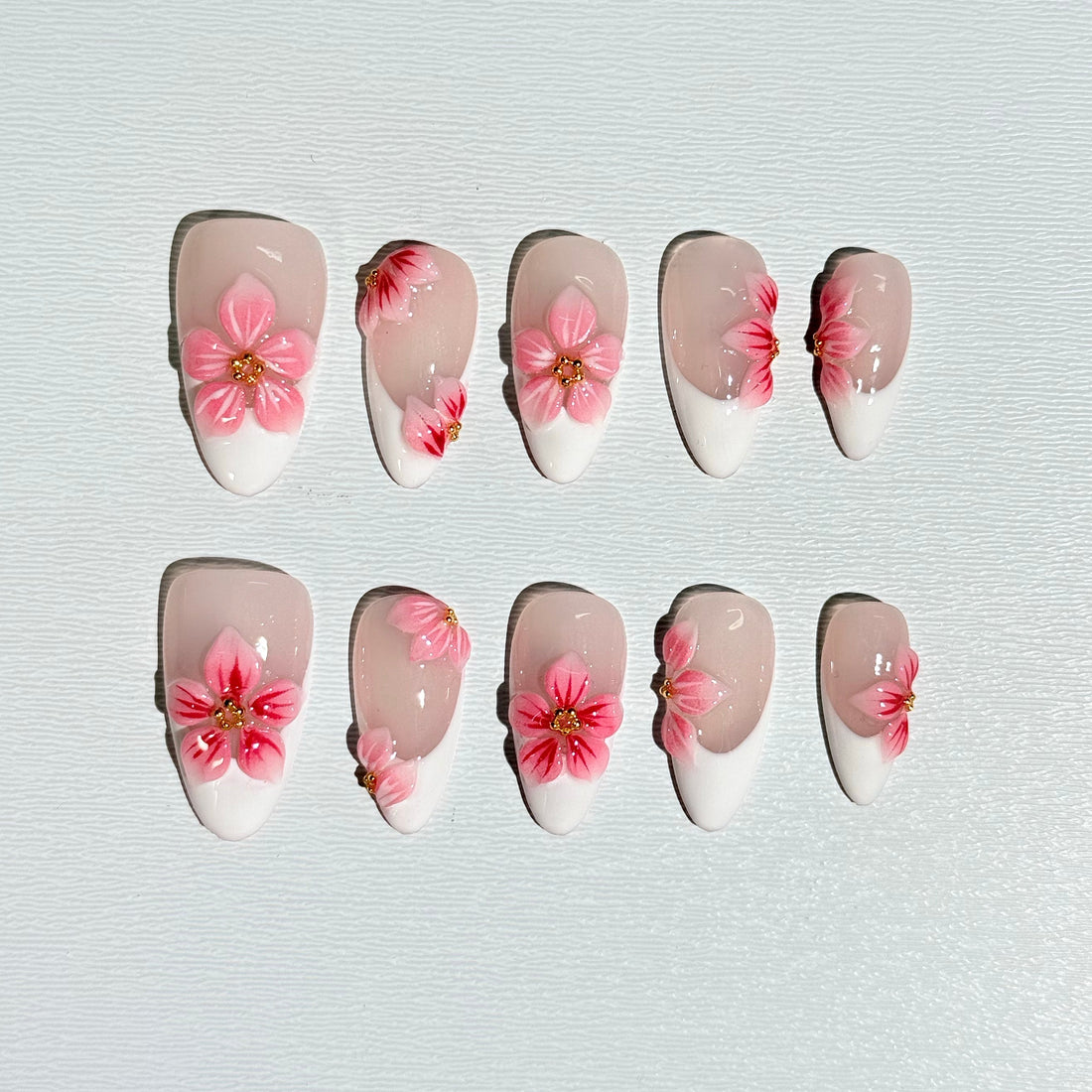 Sakura French Nails