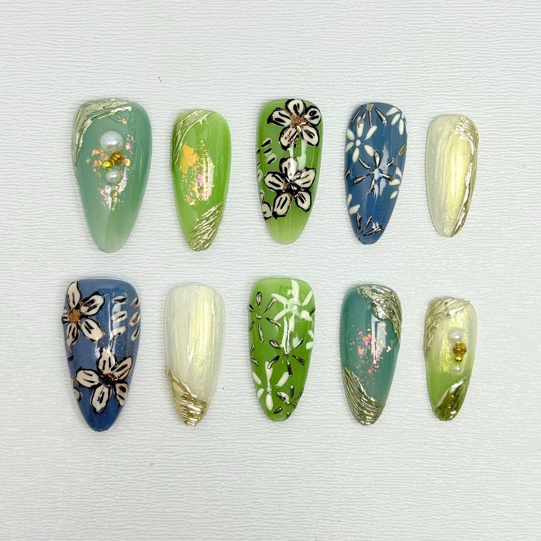 Jungle Bloom Nails