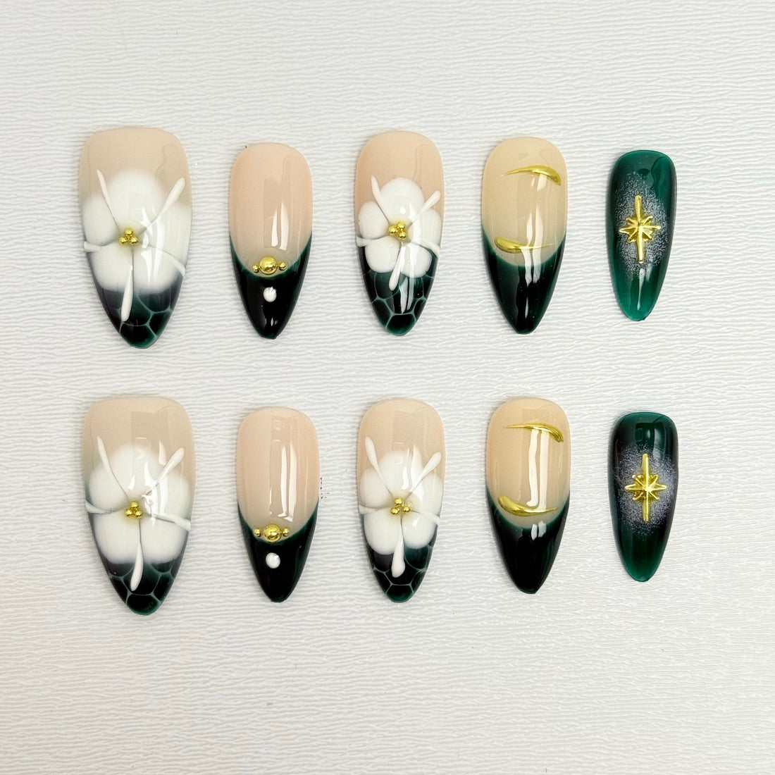 Noir Bloom Nails