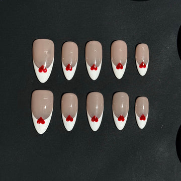 Sweetheart French Nails