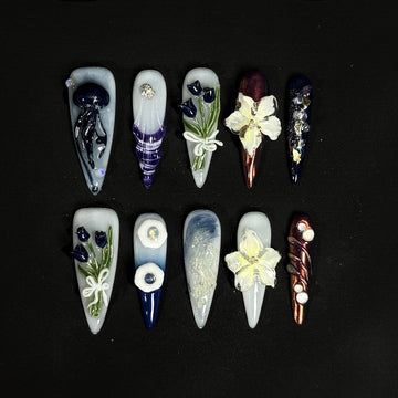 Abyss Flora Nails