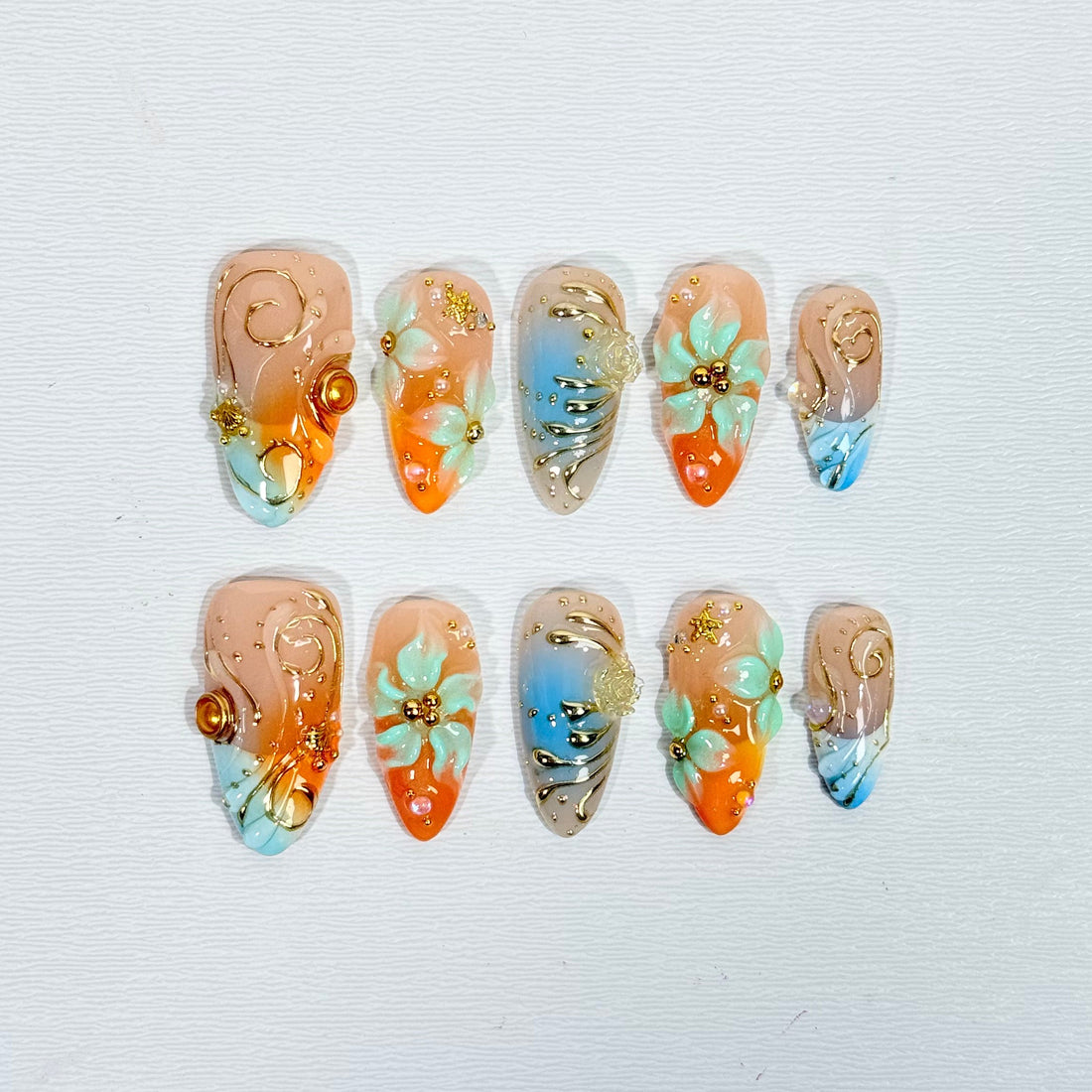 Dunhuang Bloom Nails